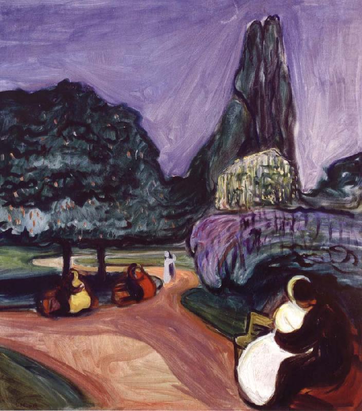 Edvard Munch Summer Night china oil painting image